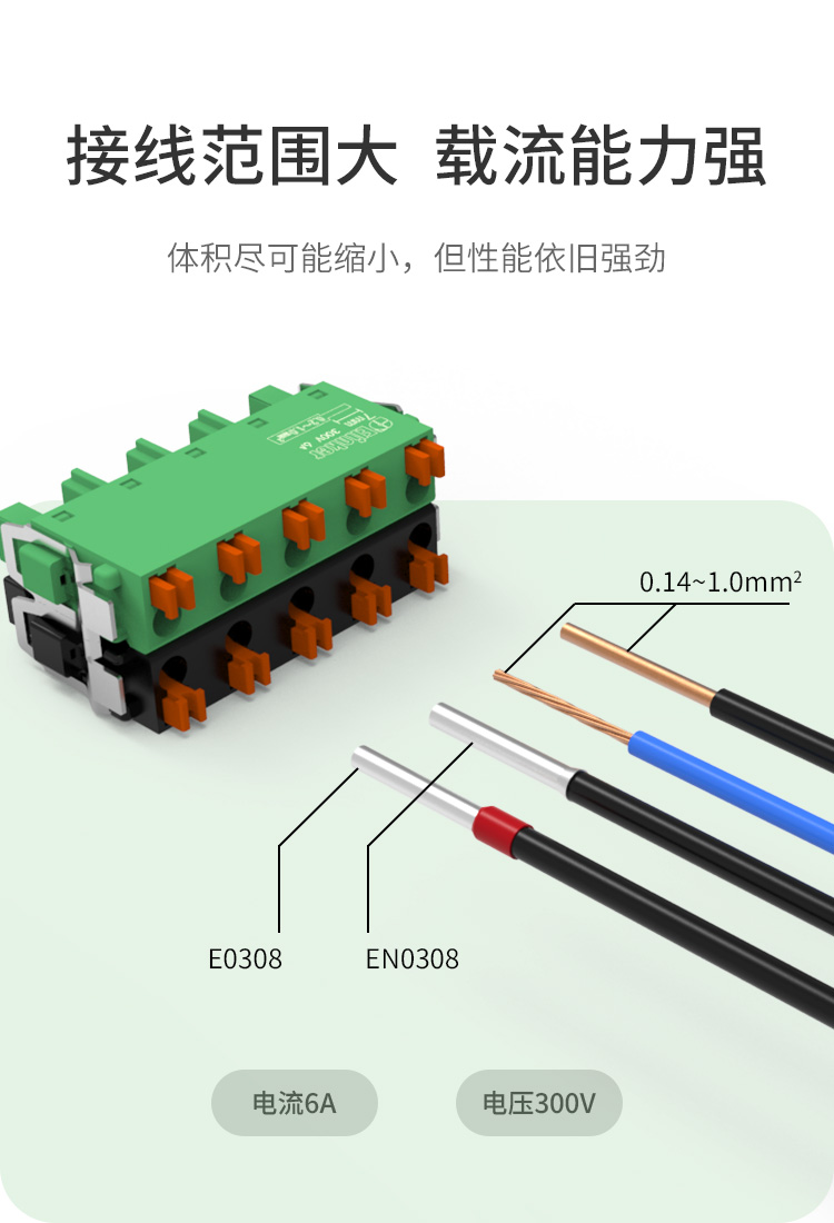 LC88X-5.08小体积双层快速直插弹簧端子